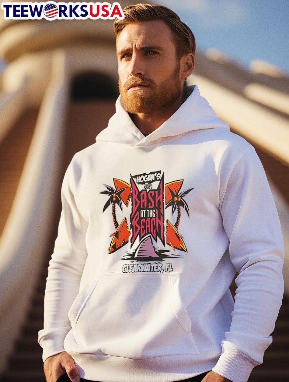 Hogan's 2024 Bash At The Beach clearwater fl - Adult & Kids T-Shirts, Sweatshirts & Hoodies apparel design preview 2