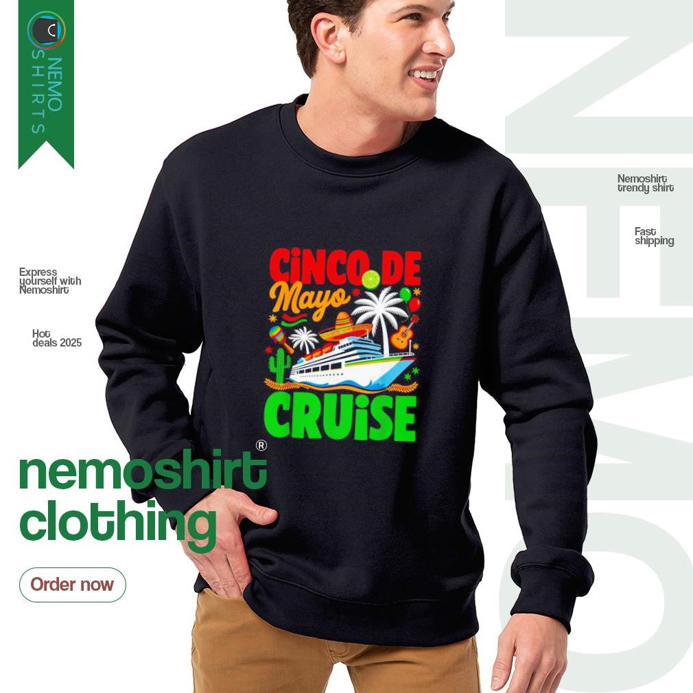 Cinco de mayo cruise ship 2025 - Adult & Kids T-Shirts, Sweatshirts & Hoodies apparel design preview 4