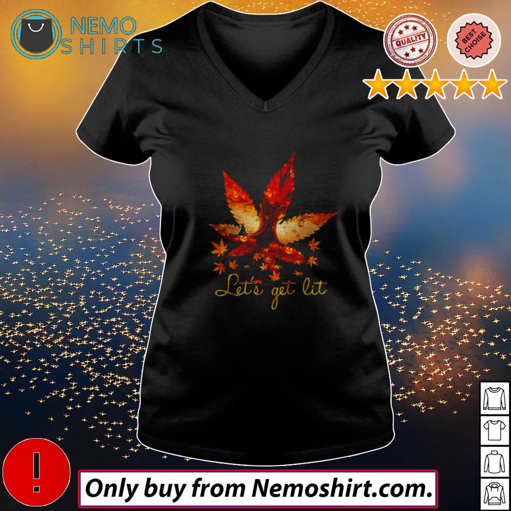 Autumn let's get lit weed - Adult & Kids T-Shirts, Sweatshirts & Hoodies apparel design preview 5