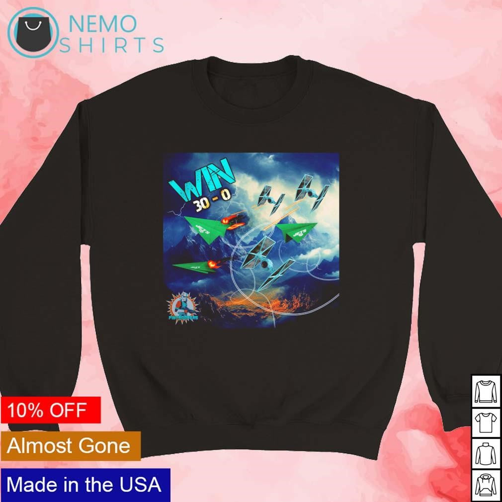 Miami Dolphins win NY Jets 30 0 - Adult & Kids T-Shirts, Sweatshirts & Hoodies apparel design preview 5