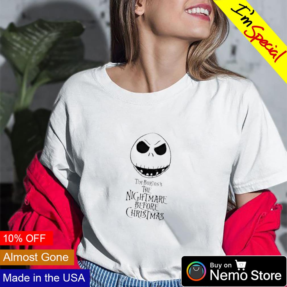 Jack Skellington Tim Burton's The Nightmare before - Adult & Kids T-Shirts, Sweatshirts & Hoodies apparel design preview 2