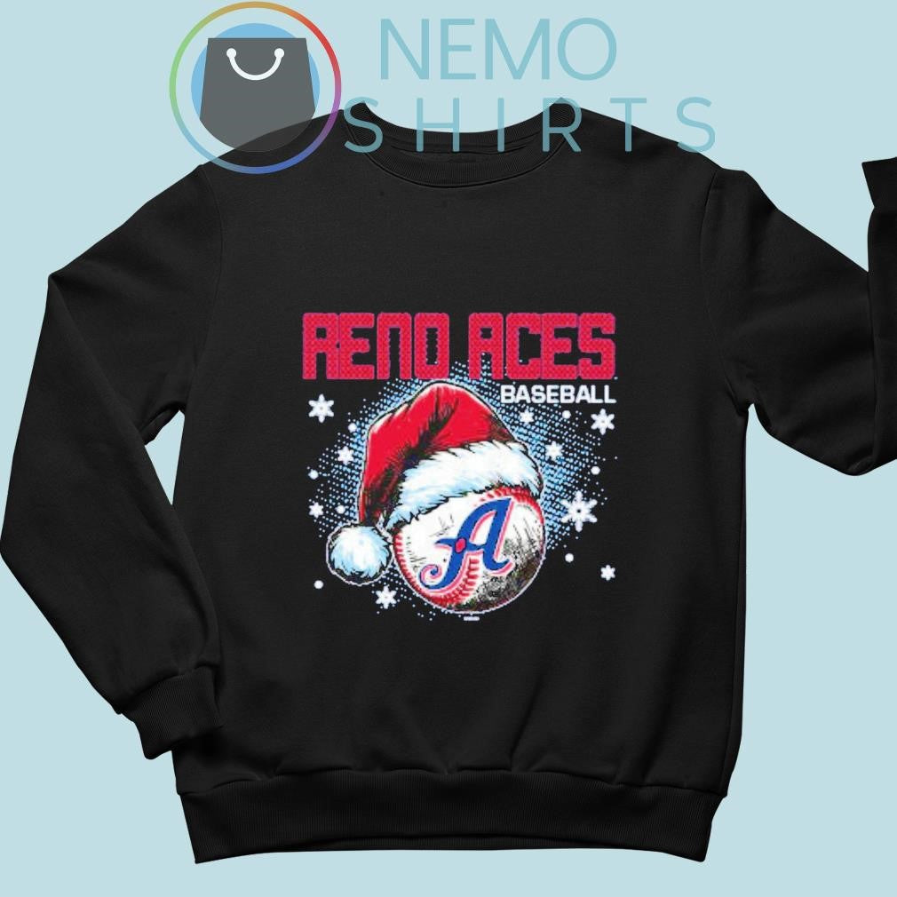 Reno Aces baseball with santa hat Christmas - Adult & Kids T-Shirts, Sweatshirts & Hoodies apparel design preview 5