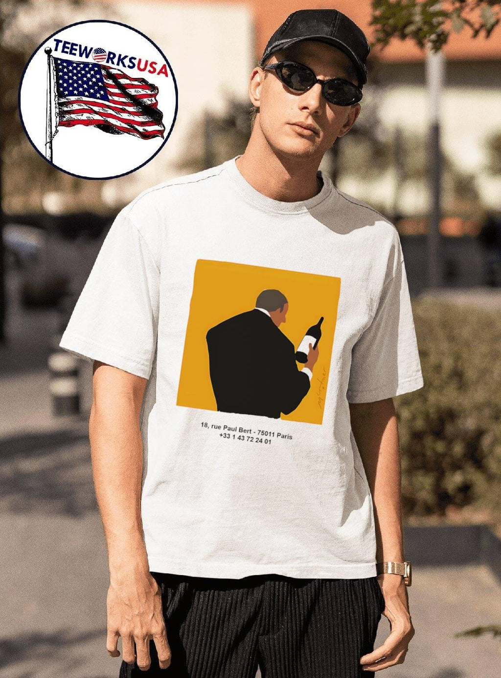 Bistrot Paul Bert x Michel Tolmer - Adult & Kids T-Shirts, Sweatshirts & Hoodies apparel design preview 1