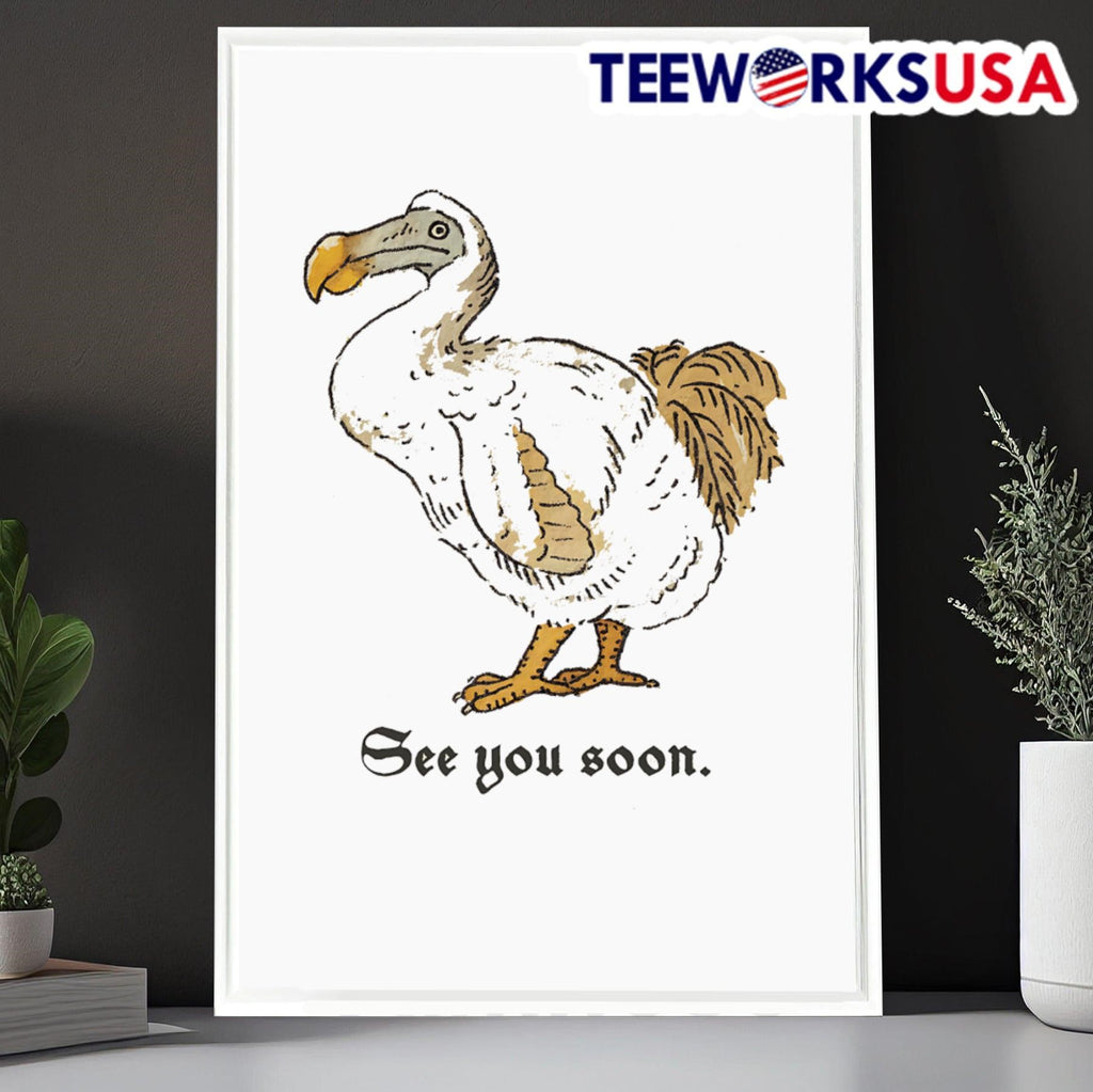 Dodo Raphus cucullatus see you soon - Adult & Kids T-Shirts, Sweatshirts & Hoodies apparel design preview 6