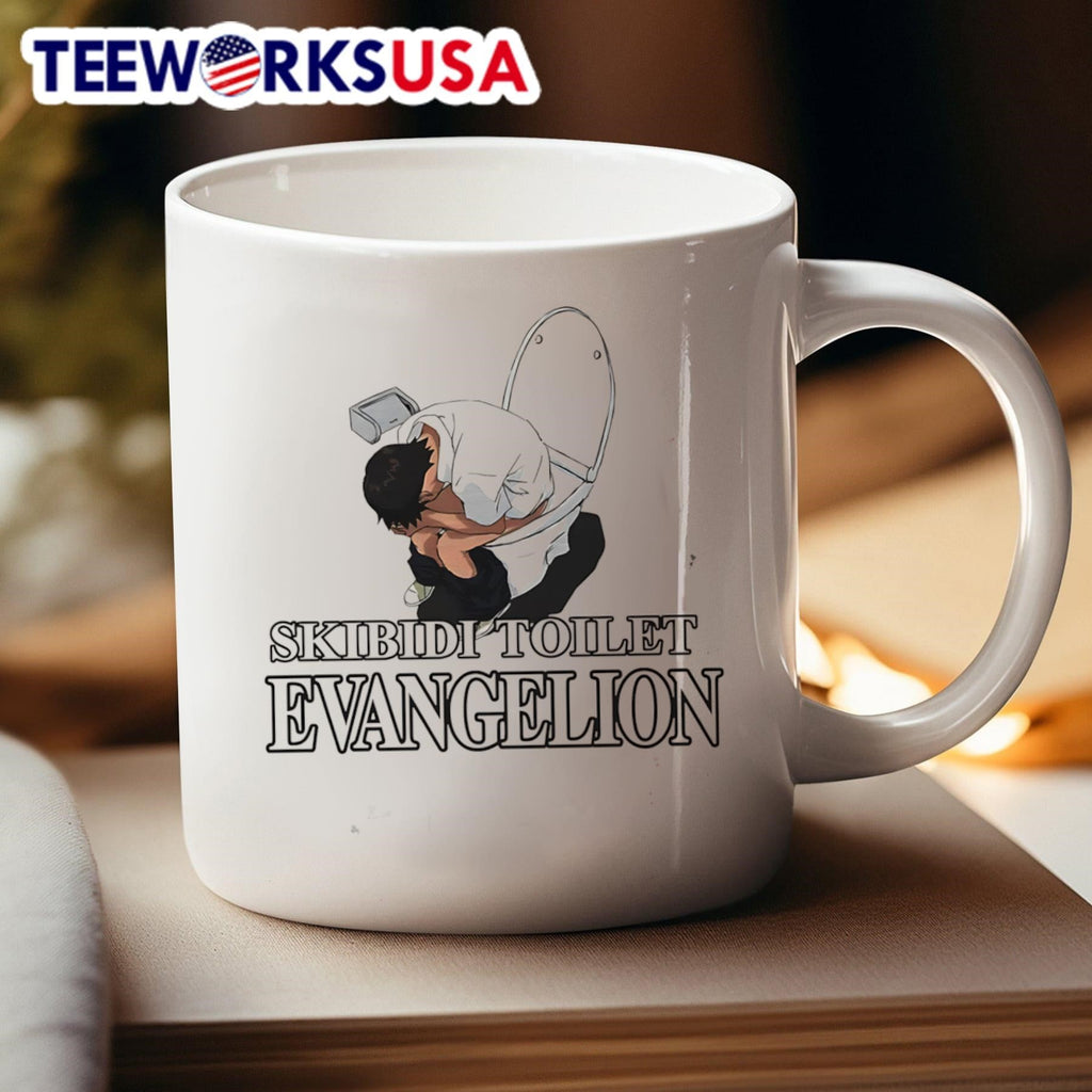 Skibidi toilet evangelion - Adult & Kids T-Shirts, Sweatshirts & Hoodies apparel design preview 4