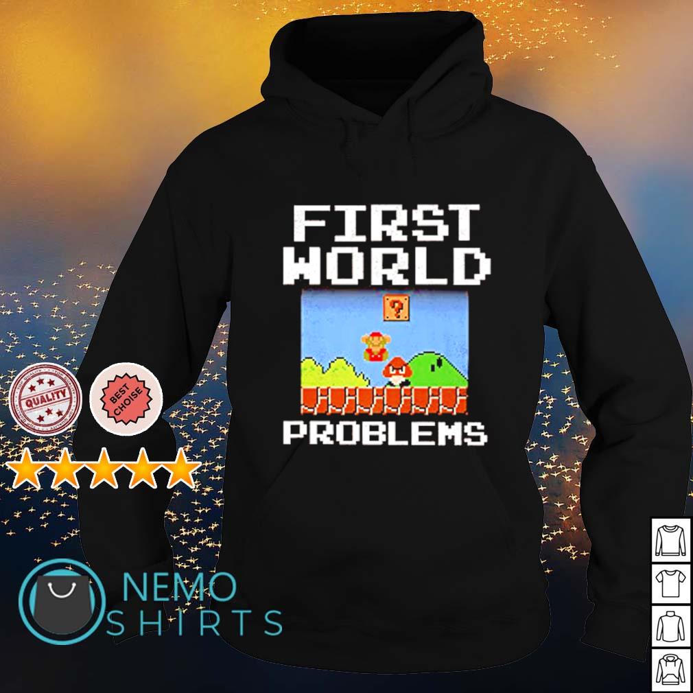 Mario first world problems - Adult & Kids T-Shirts, Sweatshirts & Hoodies apparel design preview 2