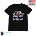 Hickory Crawdads baseball 1993 - Adult & Kids T-Shirts, Sweatshirts & Hoodies apparel design preview 1