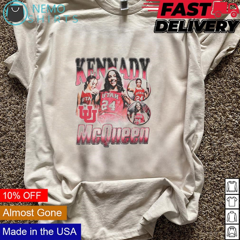 Kennady McQueen Utah Utes retro graphic - Adult & Kids T-Shirts, Sweatshirts & Hoodies apparel design preview 5