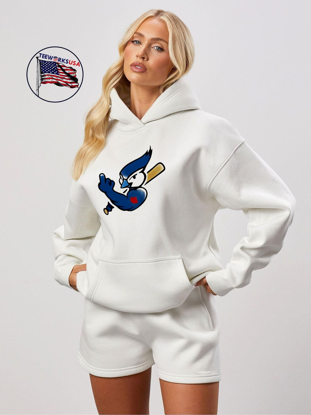 2025 World Series Ace Middle Finger Toronto Blue Jays - Adult & Kids T-Shirts, Sweatshirts & Hoodies apparel design preview 2