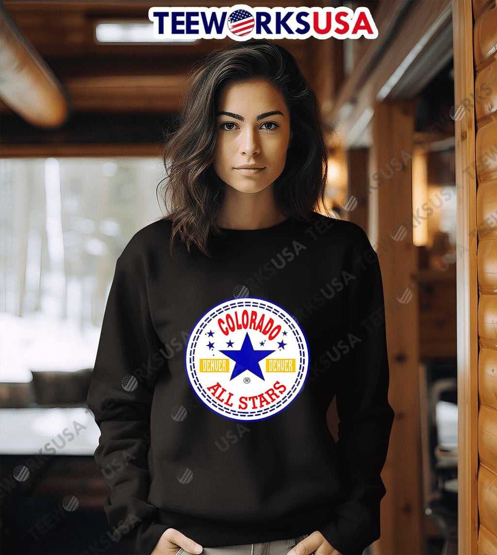 Colorado denver all stars logo - Adult & Kids T-Shirts, Sweatshirts & Hoodies apparel design preview 6