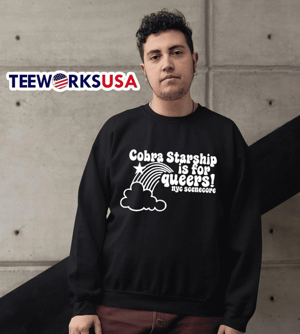 Cobra starship is for queers NYC scenecore - Adult & Kids T-Shirts, Sweatshirts & Hoodies apparel design preview 6
