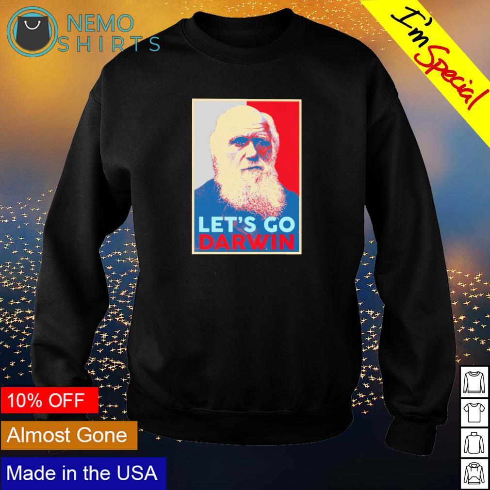 Charles Darwin let's go - Adult & Kids T-Shirts, Sweatshirts & Hoodies apparel design preview 4