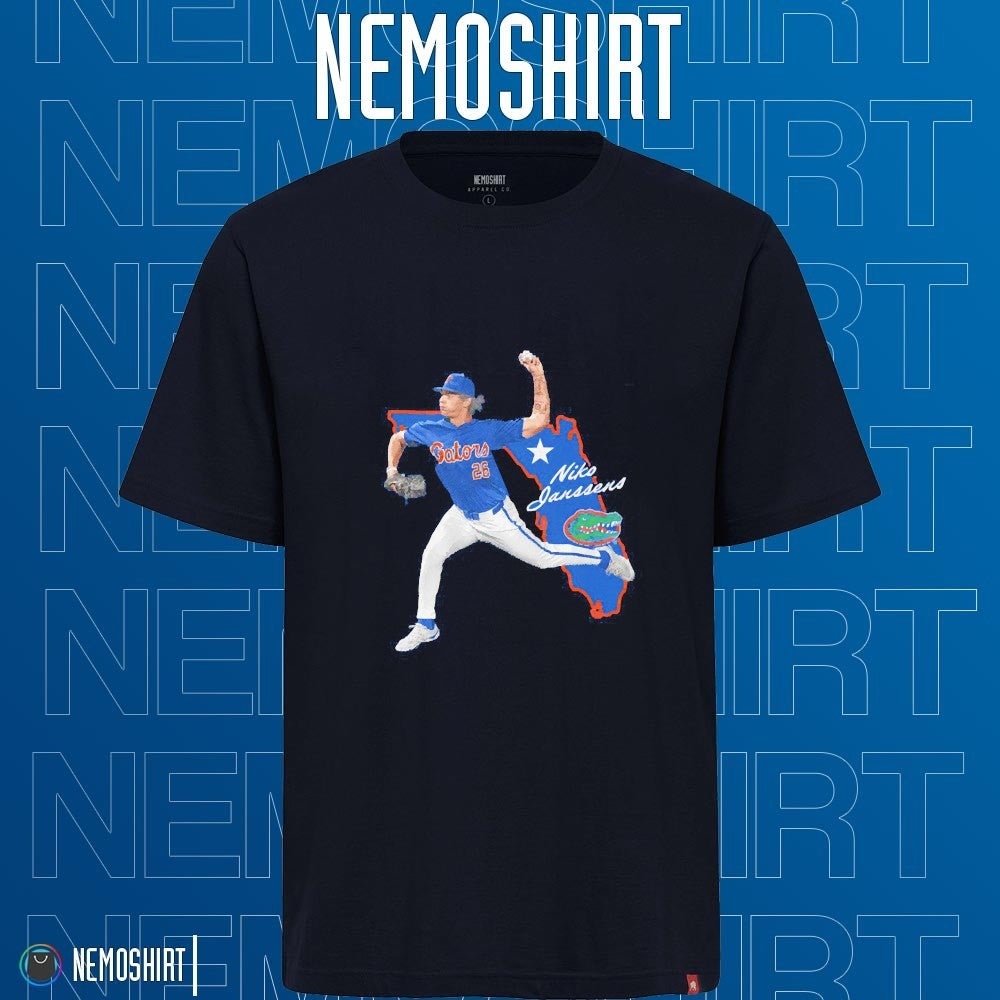 Niko Janssens Florida Gators vintage graphic - Adult & Kids T-Shirts, Sweatshirts & Hoodies apparel design preview 1