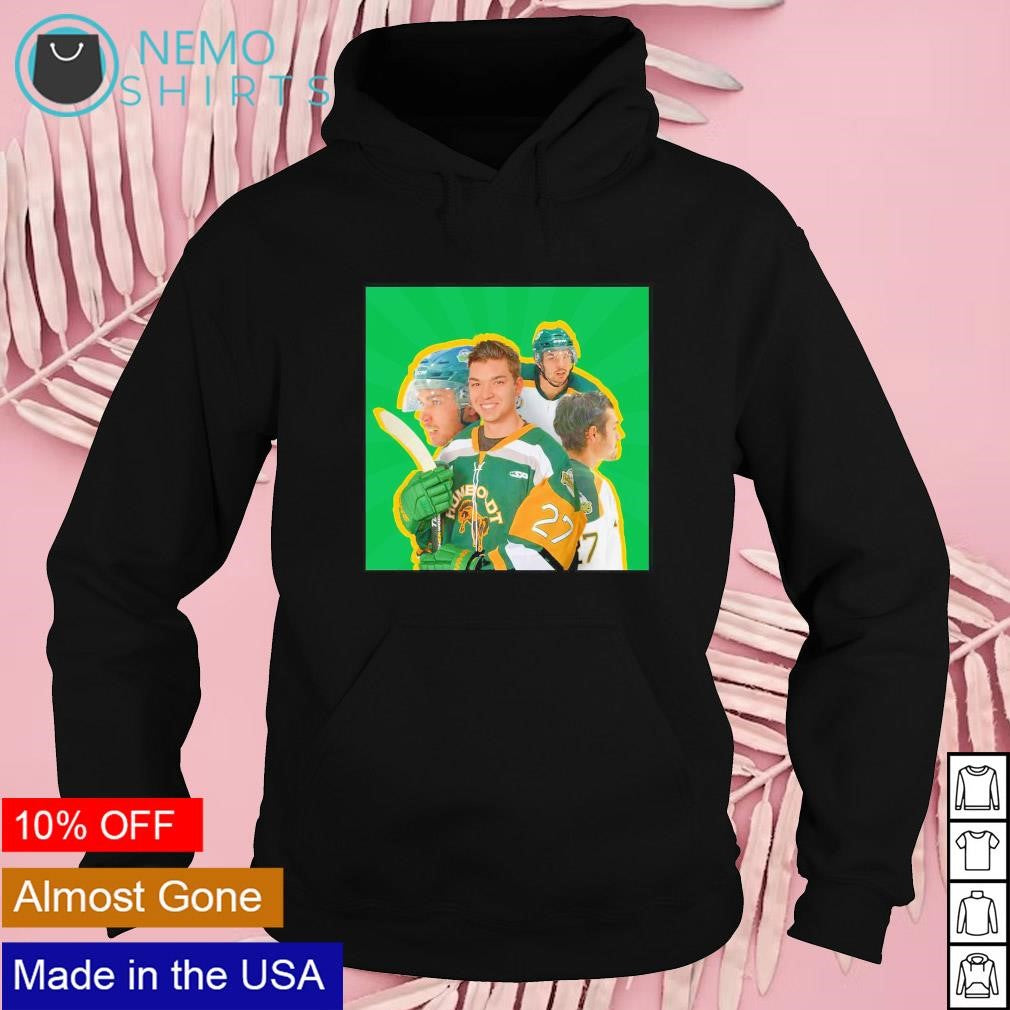 Logan Boulet Humboldt Broncos ice hokey player - Adult & Kids T-Shirts, Sweatshirts & Hoodies apparel design preview 2