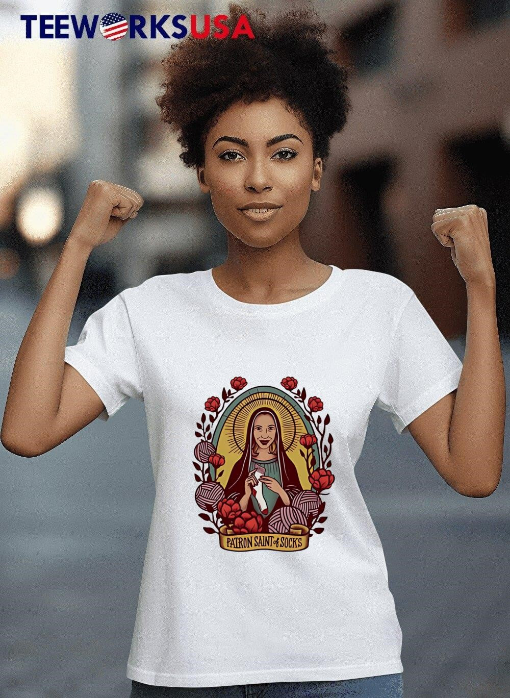 Patron saint of socks - Adult & Kids T-Shirts, Sweatshirts & Hoodies apparel design preview 8