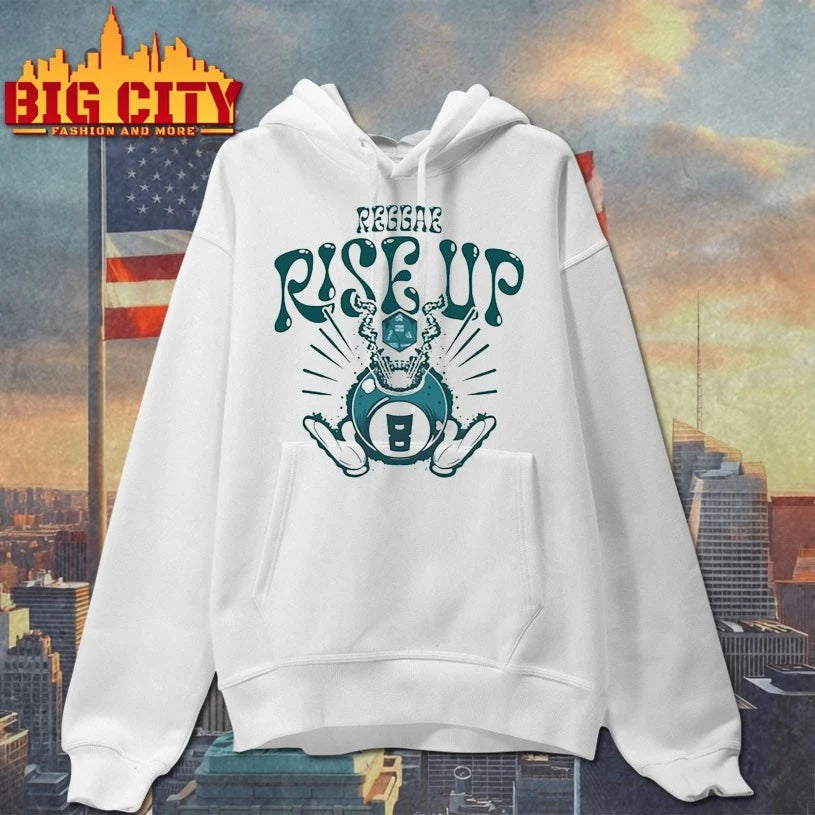 Reggae Rise Up Oregon 8 Ball - Adult & Kids T-Shirts, Sweatshirts & Hoodies apparel design preview 2