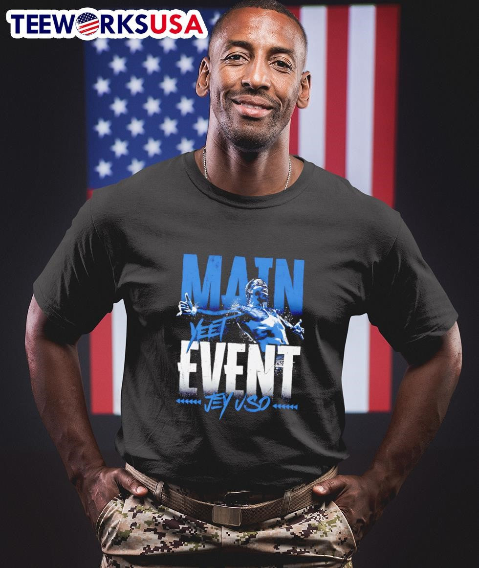Jey Uso Main Event Yeet - Adult & Kids T-Shirts, Sweatshirts & Hoodies apparel design preview 1