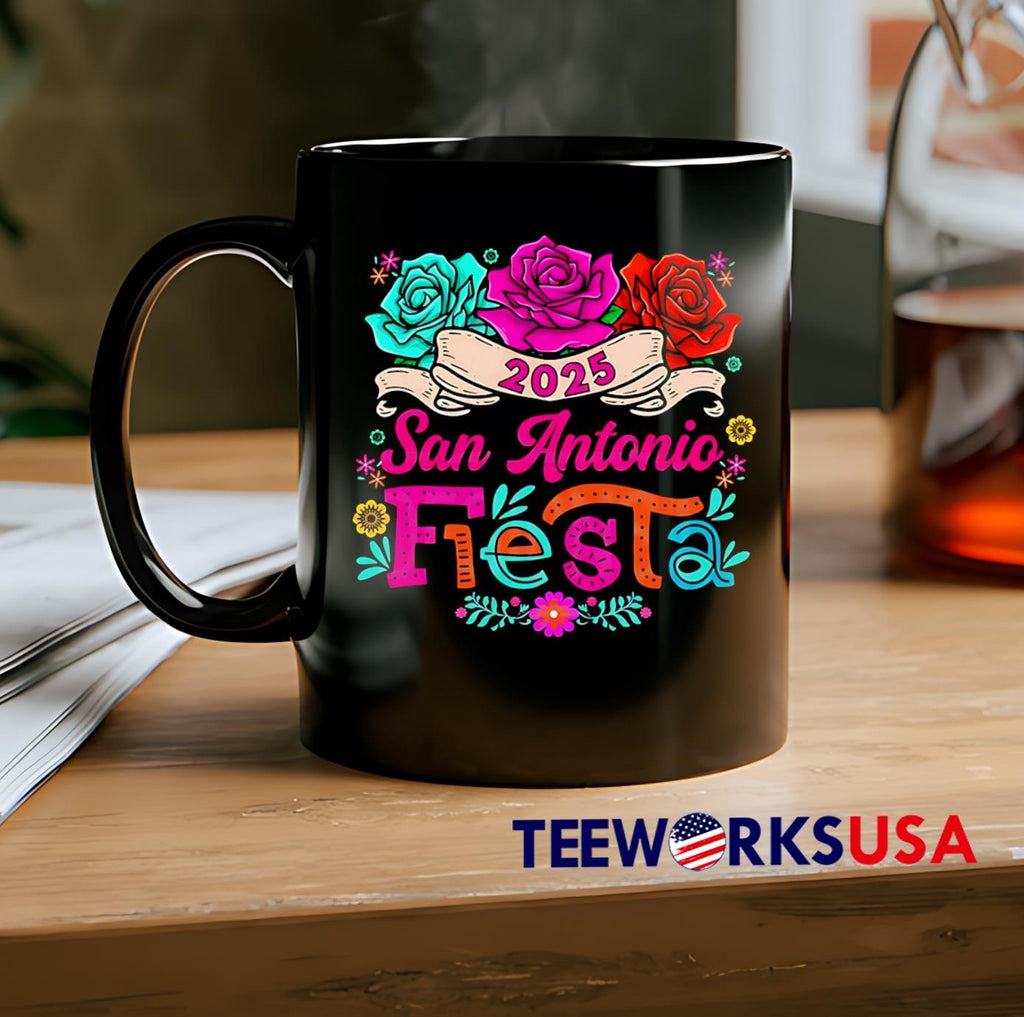 Fiesta san antonio festive Texas mexican party roses - Adult & Kids T-Shirts, Sweatshirts & Hoodies apparel design preview 2