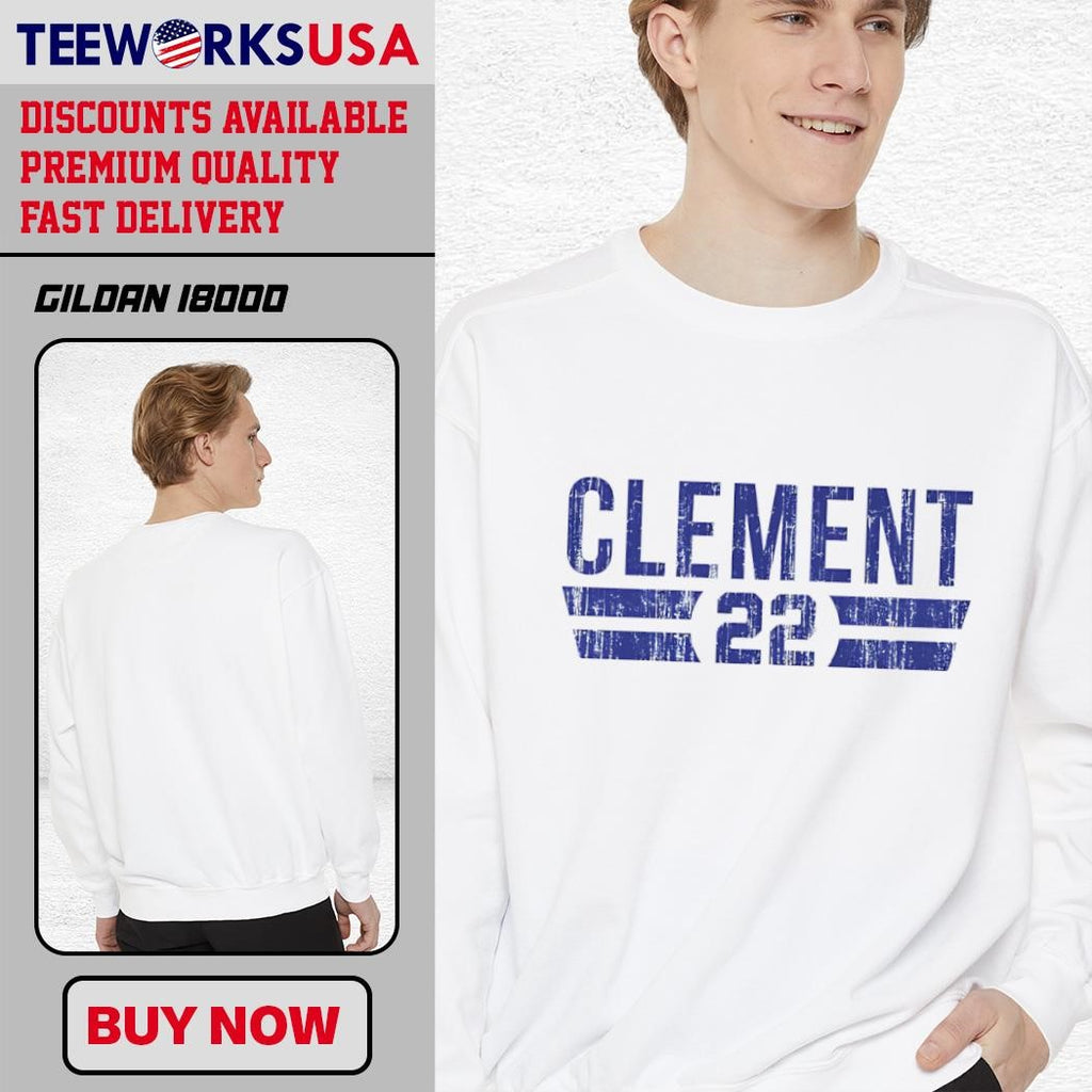 Ernie Clement 22 Toronto vintage - Adult & Kids T-Shirts, Sweatshirts & Hoodies apparel design preview 3