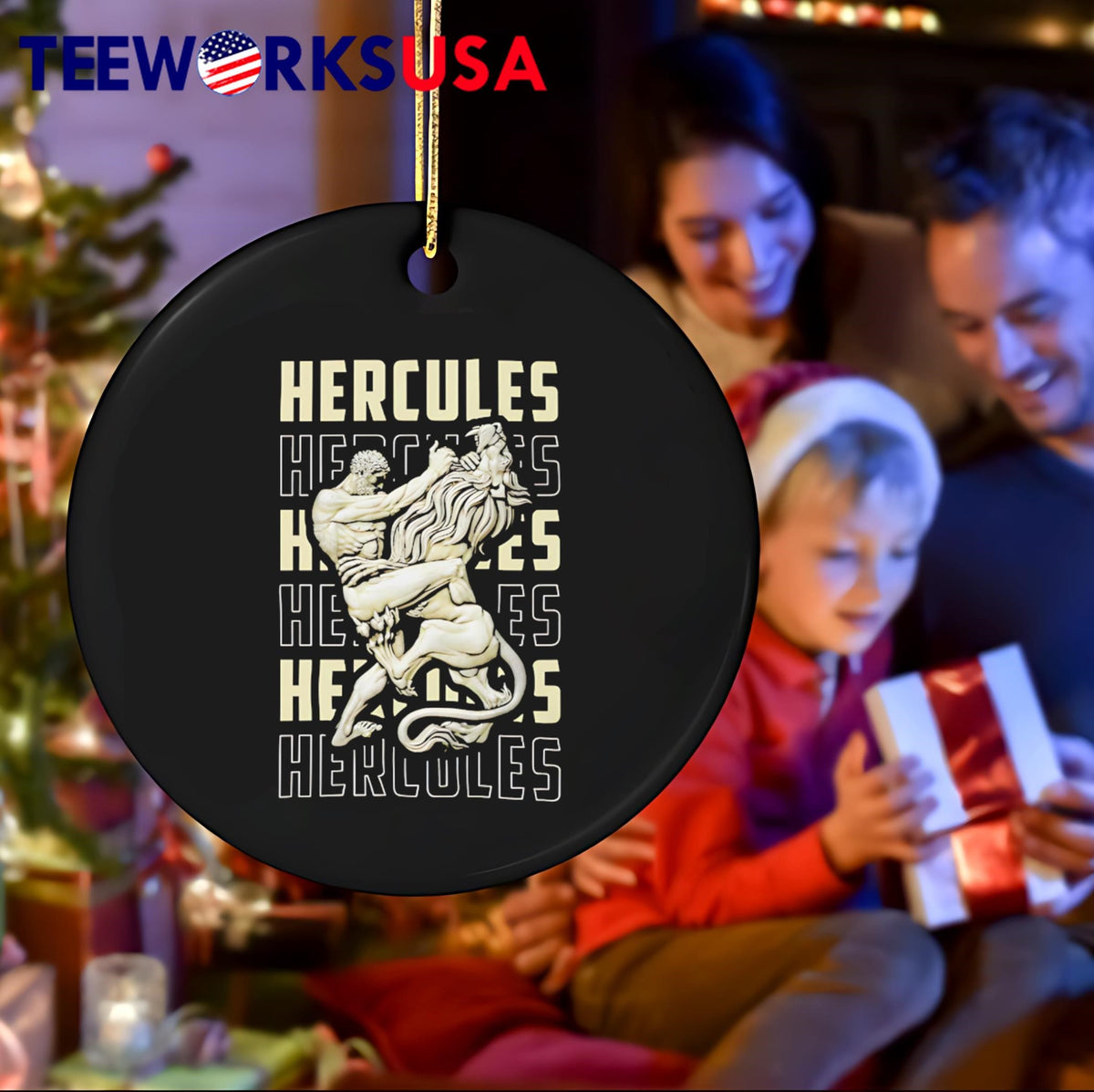 Hercules Nemean Lion - Adult & Kids T-Shirts, Sweatshirts & Hoodies apparel design preview 4