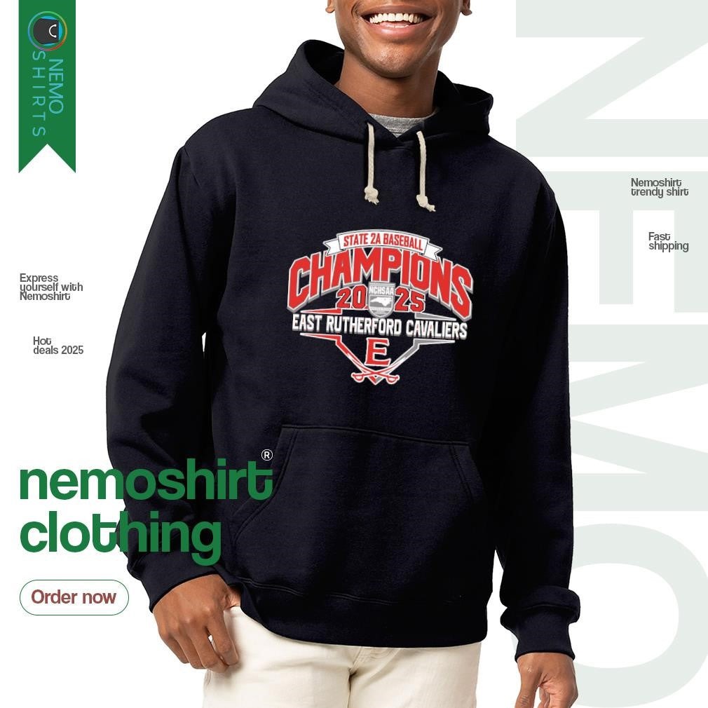 East Rutherford Cavaliers 2025 NCHSAA State 2A - Adult & Kids T-Shirts, Sweatshirts & Hoodies apparel design preview 2