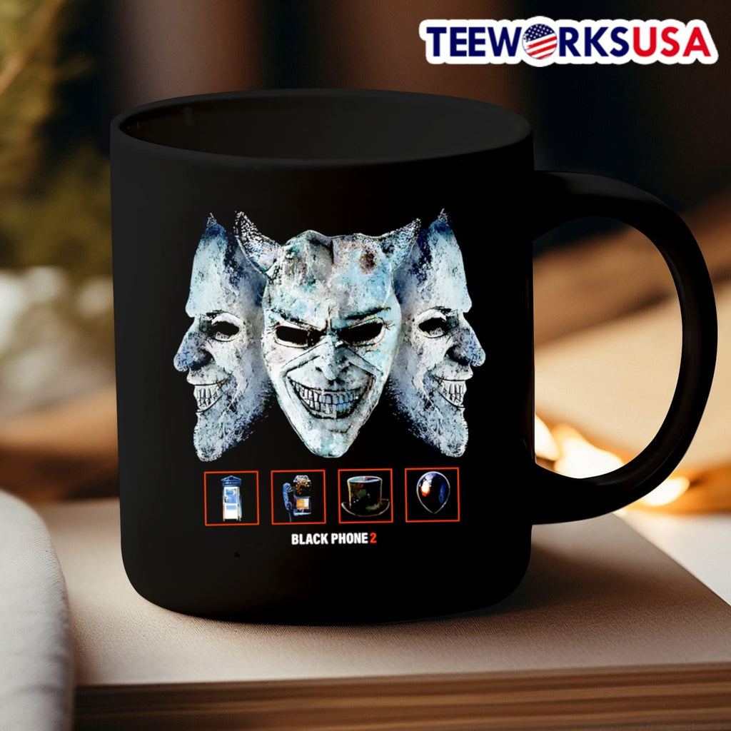 Black Phone 2 mask - Adult & Kids T-Shirts, Sweatshirts & Hoodies apparel design preview 3