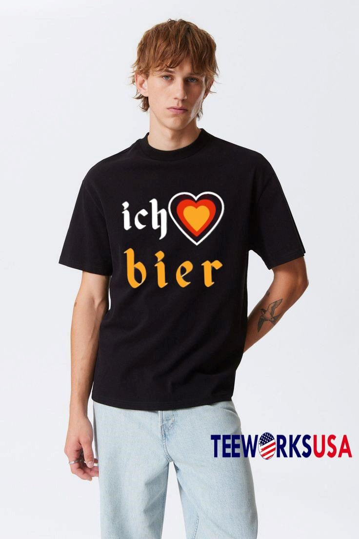 Ich Heart Bier - Adult & Kids T-Shirts, Sweatshirts & Hoodies apparel design preview 3