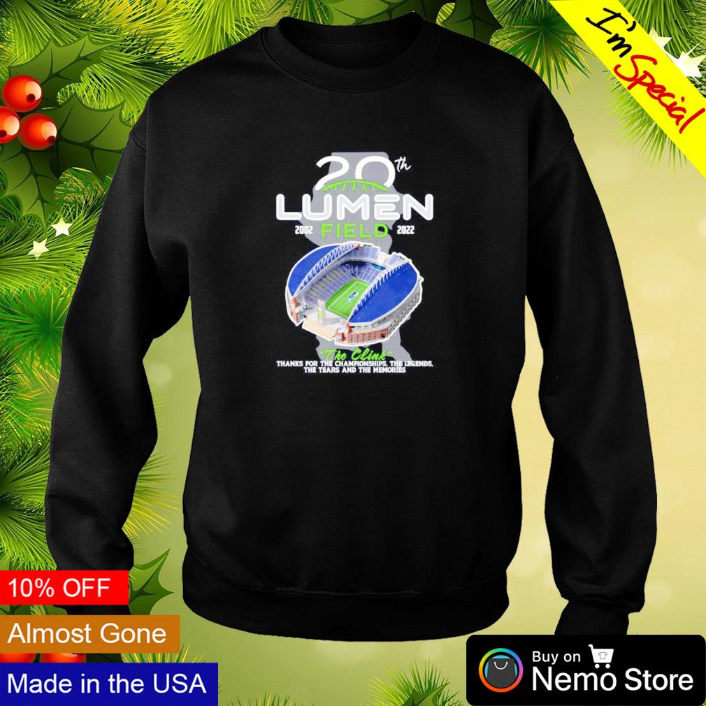 Seattle Seahawks 20th Lumen field 2002 2022 thank for - Adult & Kids T-Shirts, Sweatshirts & Hoodies apparel design preview 4
