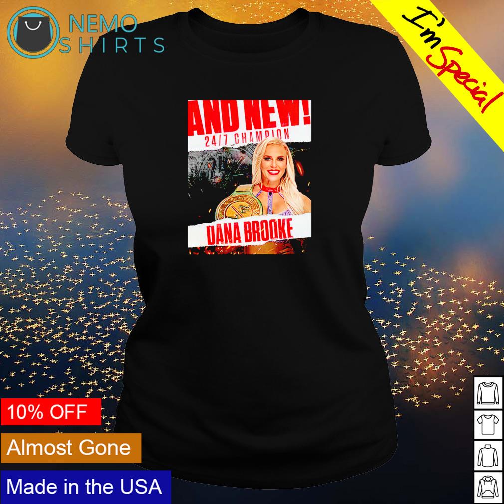 Dana Brooke and new 24 7 champions - Adult & Kids T-Shirts, Sweatshirts & Hoodies apparel design preview 3