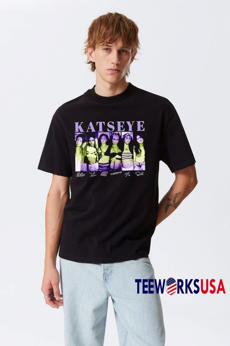 Nice Katseye Music - Adult & Kids T-Shirts, Sweatshirts & Hoodies apparel design preview 3