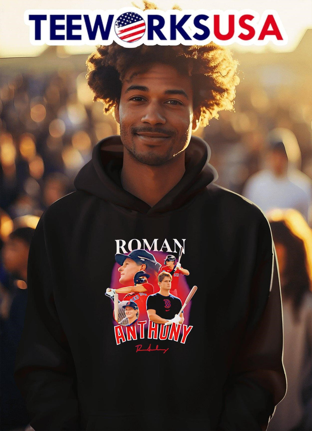 Roman Anthony Rookie - Adult & Kids T-Shirts, Sweatshirts & Hoodies apparel design preview 2