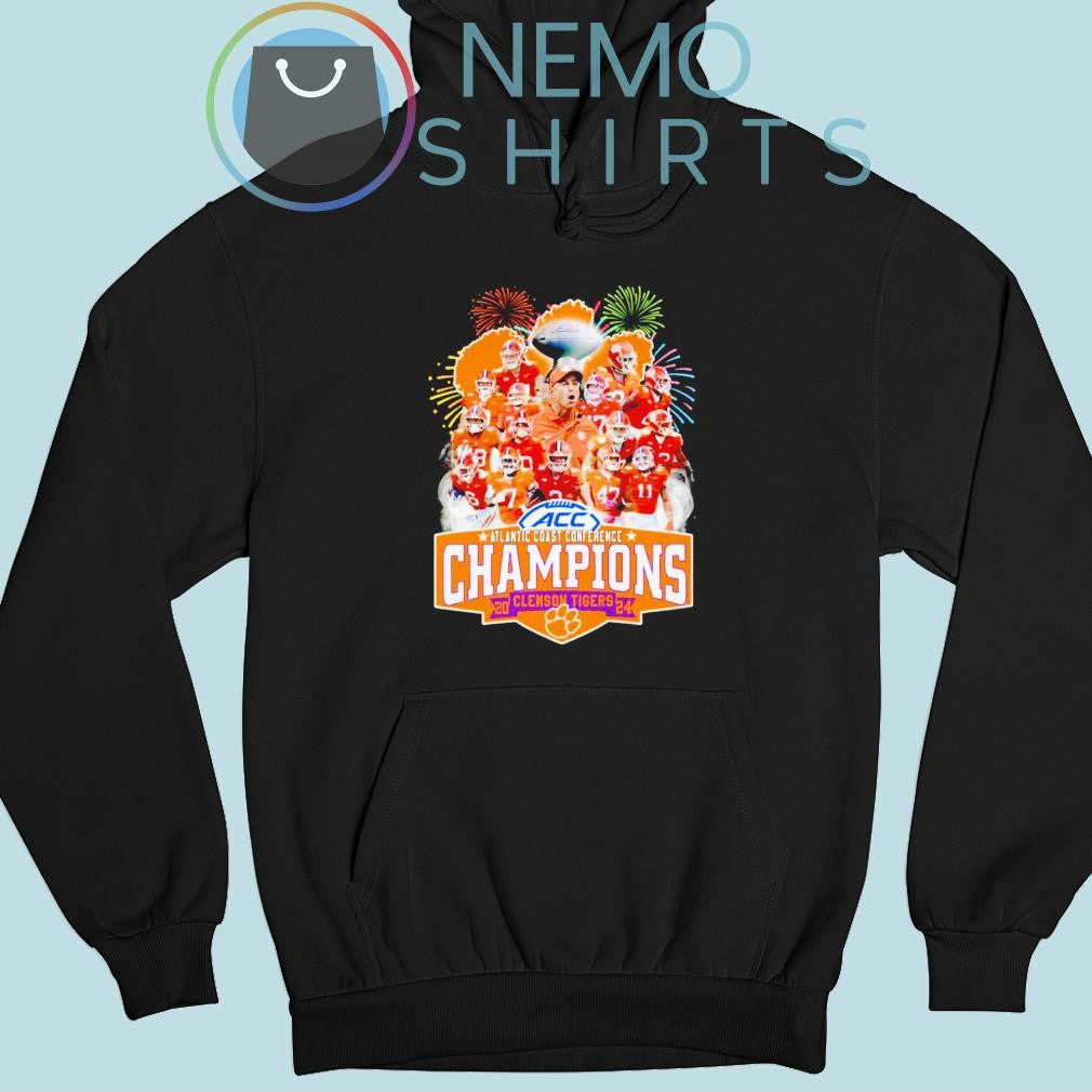 Clemson Tigers Atlantic Coast Conference champions - Adult & Kids T-Shirts, Sweatshirts & Hoodies apparel design preview 2