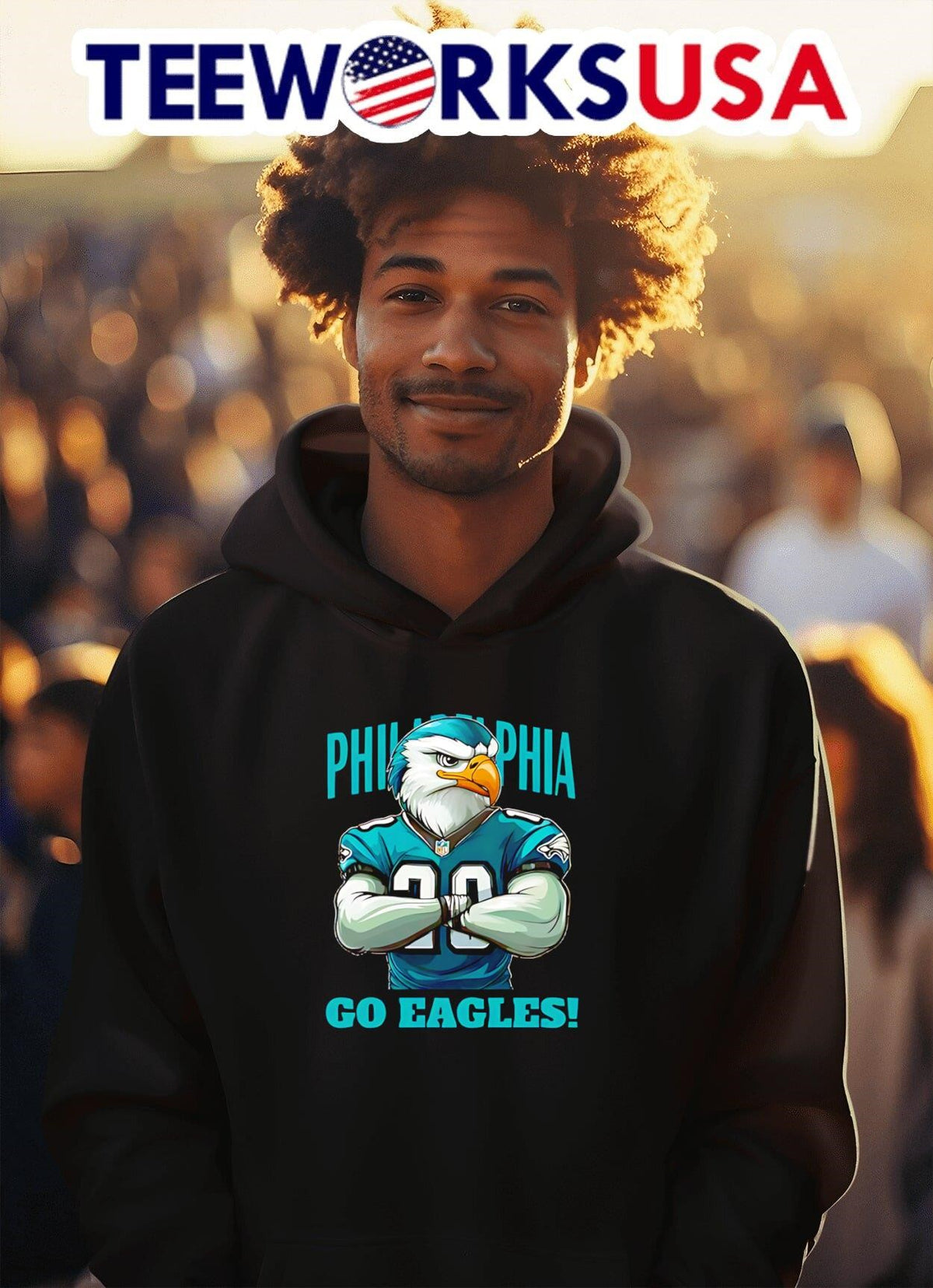 Philadelphia go Eagles - Adult & Kids T-Shirts, Sweatshirts & Hoodies apparel design preview 2