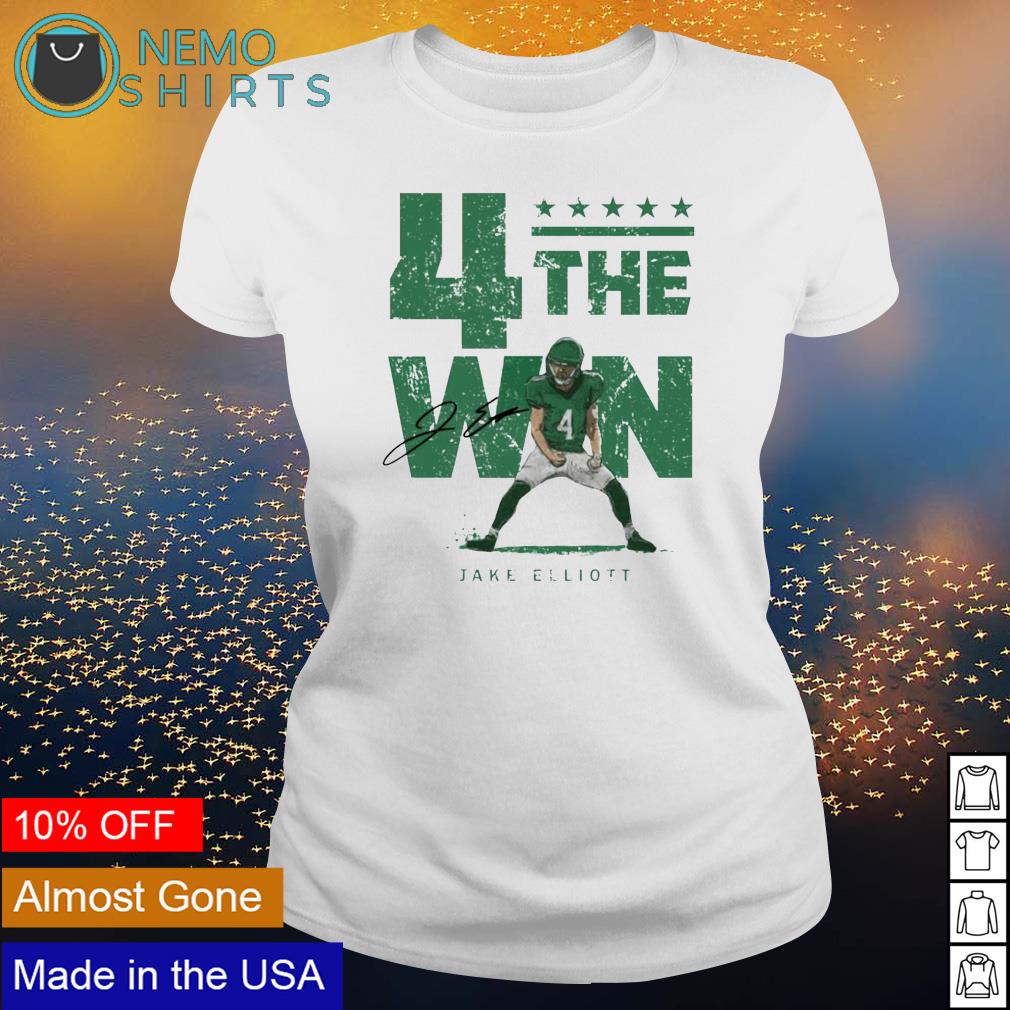 Jake Elliott 4 the win - Adult & Kids T-Shirts, Sweatshirts & Hoodies apparel design preview 3