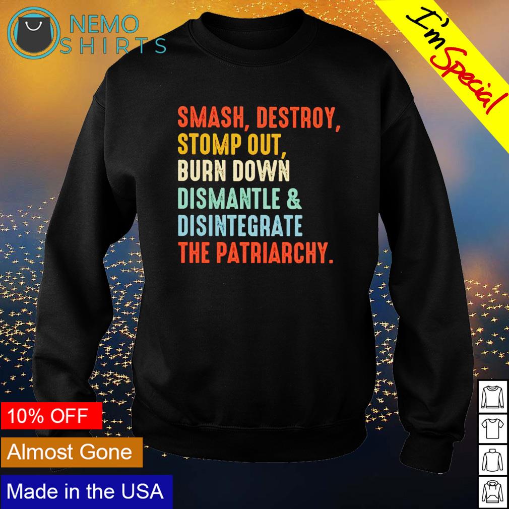 Smash destroy stomp out born down - Adult & Kids T-Shirts, Sweatshirts & Hoodies apparel design preview 4