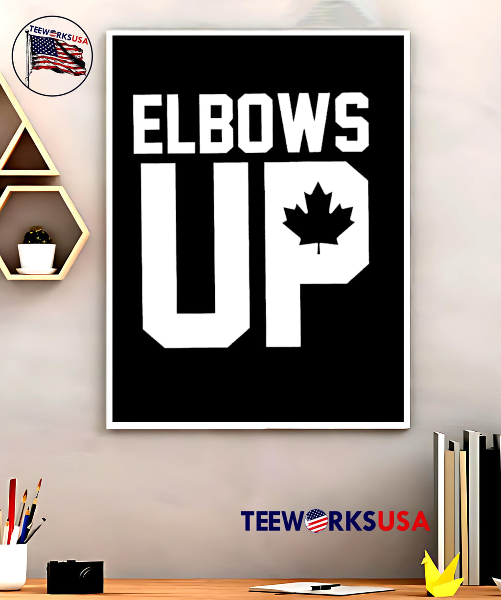 Canada Pride Elbows Up - Adult & Kids T-Shirts, Sweatshirts & Hoodies apparel design preview 5
