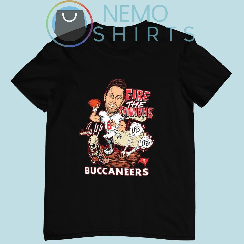 Fire the Cannons Baker Mayfield Tampa Bay Buccaneers - Adult & Kids T-Shirts, Sweatshirts & Hoodies apparel design preview 1