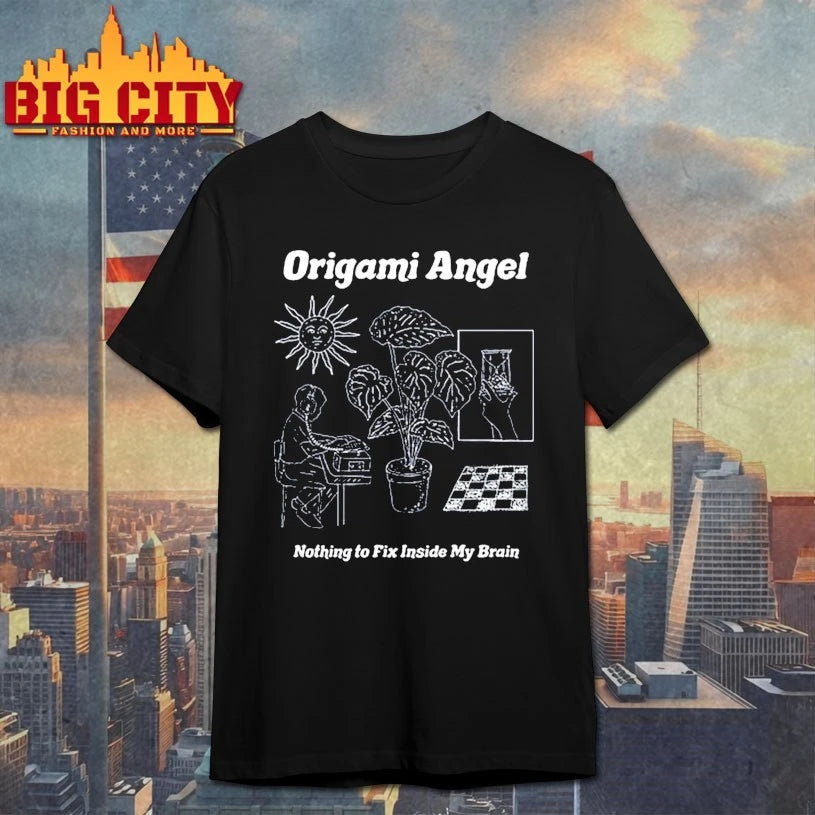 Origami Angel Nothing To Fix inside My brain - Adult & Kids T-Shirts, Sweatshirts & Hoodies apparel design preview 1