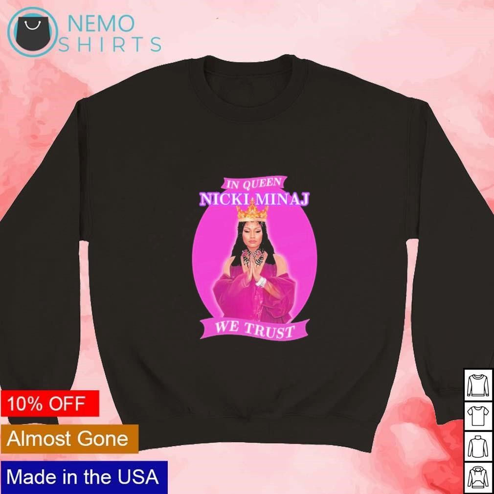 In Queen Nicki Minaj we trust - Adult & Kids T-Shirts, Sweatshirts & Hoodies apparel design preview 3
