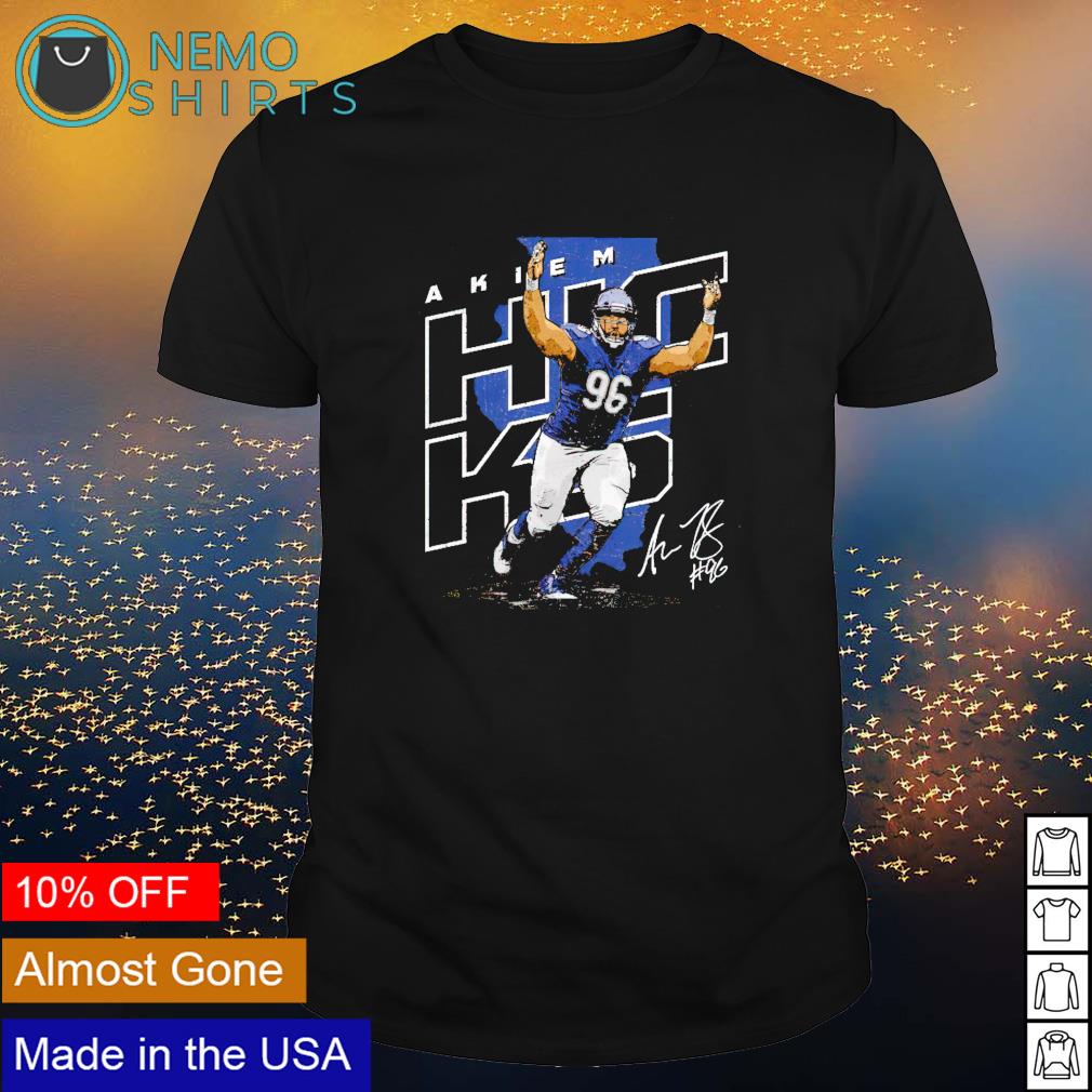 Chicago Football 96 Akiem Hicks signature - Adult & Kids T-Shirts, Sweatshirts & Hoodies apparel design preview 1