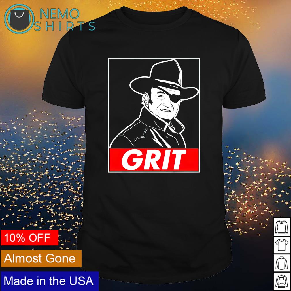 John Wayne grit - Adult & Kids T-Shirts, Sweatshirts & Hoodies apparel design preview 1