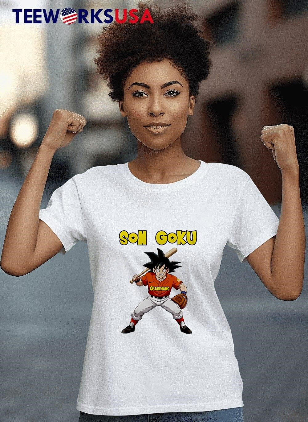 Cleveland Guardians x Son Goku Dragon Ball Night 2025 - Adult & Kids T-Shirts, Sweatshirts & Hoodies apparel design preview 8