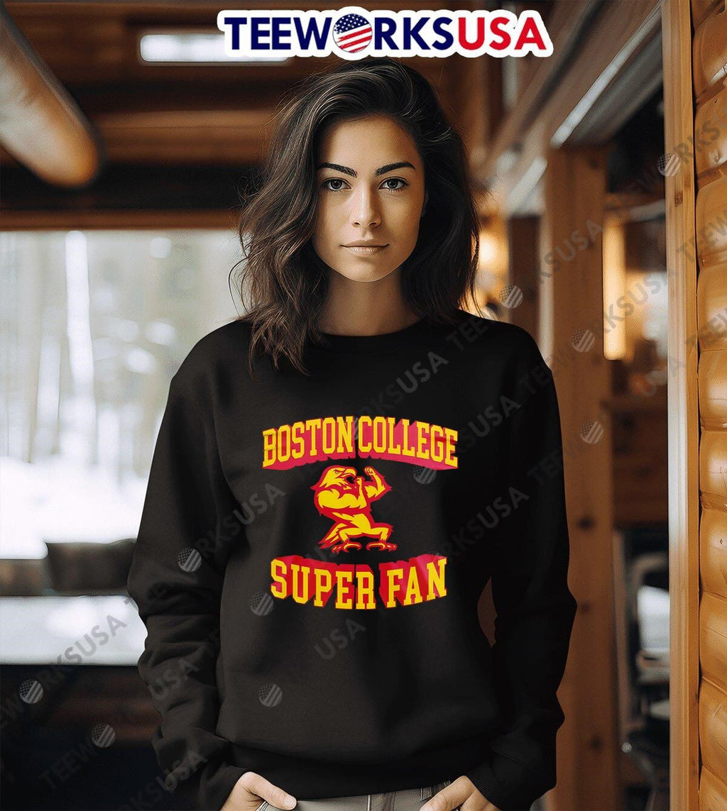 Boston college eagles Football 2024 super fan - Adult & Kids T-Shirts, Sweatshirts & Hoodies apparel design preview 3