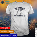 Cat I got vaccinated but still want some of you - Adult & Kids T-Shirts, Sweatshirts & Hoodies apparel design preview 1