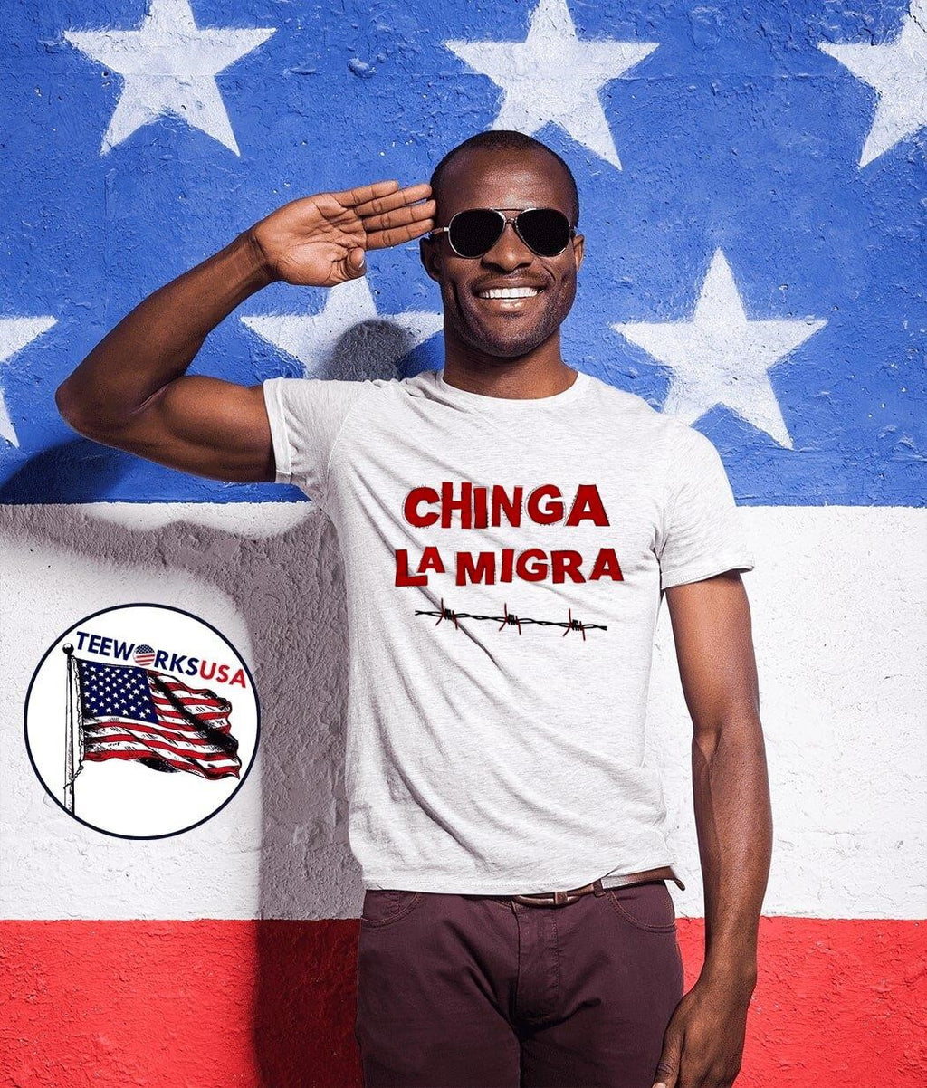 Chinga LA migra - Adult & Kids T-Shirts, Sweatshirts & Hoodies apparel design preview 1