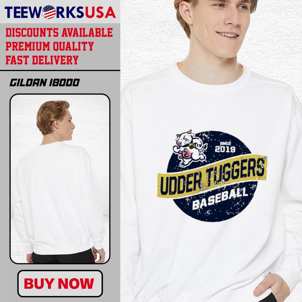 Udder Tuggers baseball since 2019 - Adult & Kids T-Shirts, Sweatshirts & Hoodies apparel design preview 3