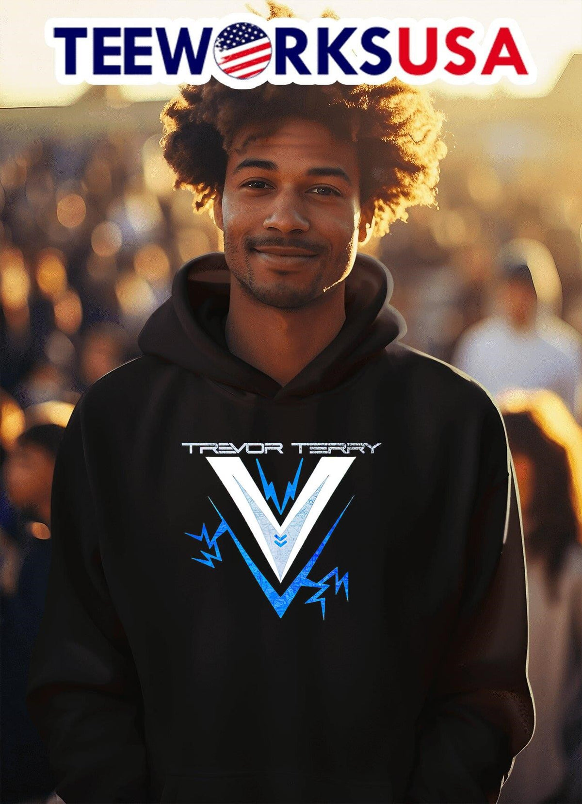 Trevor Terry logo - Adult & Kids T-Shirts, Sweatshirts & Hoodies apparel design preview 2