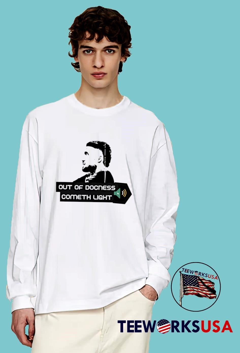 Out Of Docness Cometh Light - Adult & Kids T-Shirts, Sweatshirts & Hoodies apparel design preview 4