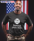 Resting pitch face baseball - Adult & Kids T-Shirts, Sweatshirts & Hoodies apparel design preview 1