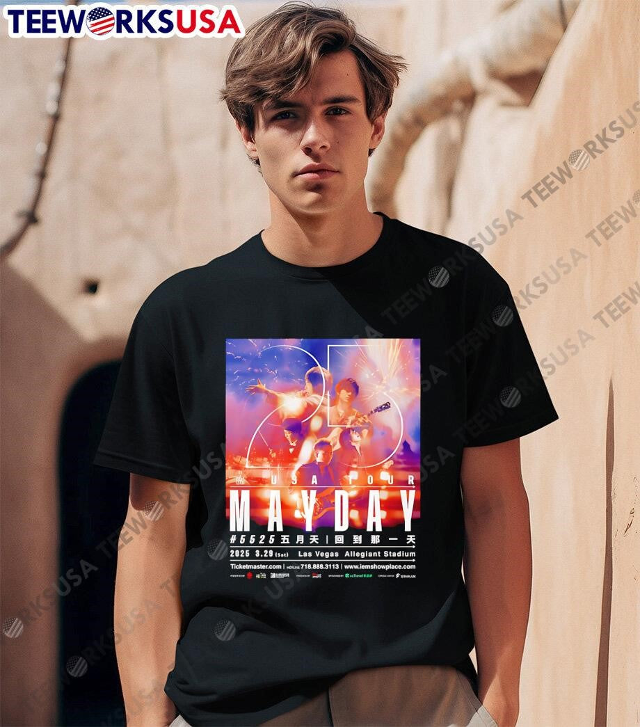 Mayday 5525 Live Tour 2025 USA - Adult & Kids T-Shirts, Sweatshirts & Hoodies apparel design preview 1